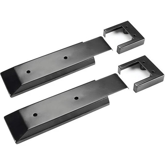 Warrior Products 2200 Tailgate Hinge Covers in Black for 07-18 Jeep Wrangler JK & Wrangler Unlimited JK