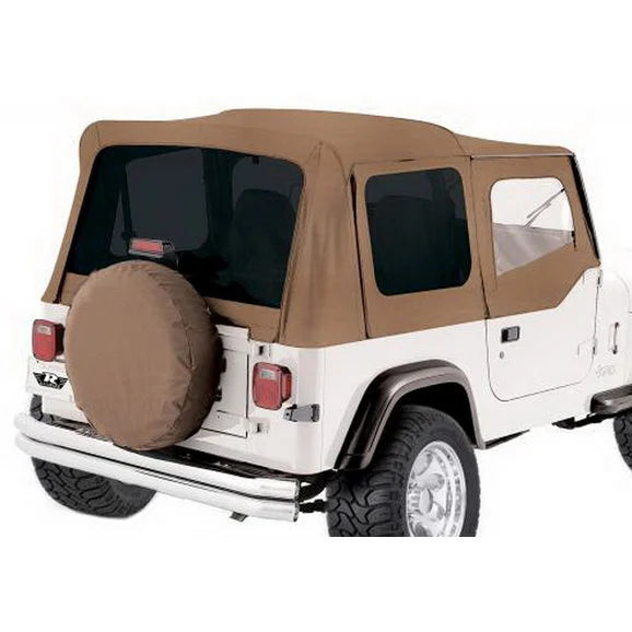 Rampage Products 994170423 Replacement Driver Side Tinted Window in Spice for 87-95 Jeep Wrangler YJ Rampage Complete or Rampage Replacement Soft Tops ONLY