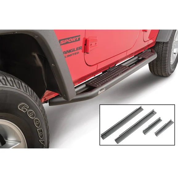 Load image into Gallery viewer, Quadratec QRC Side Armor with Step for 07-18 Jeep Wrangler Unlimited JK
