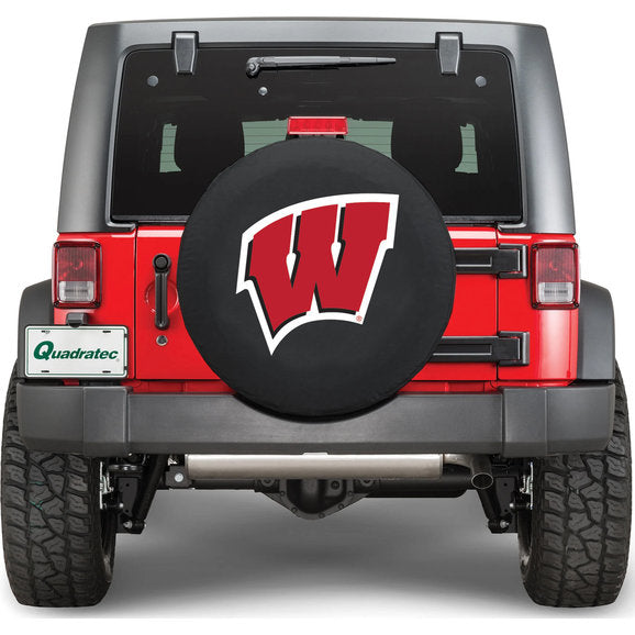 Load image into Gallery viewer, NCAA Wisconsin W Logo Tire Cover
