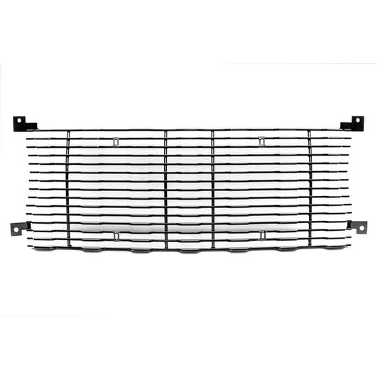 T-Rex 6204931 Billet 1-Pc Black Aluminum Grille without Forward Facing Camera for 18-20 Jeep Wrangler JL