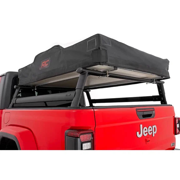 Load image into Gallery viewer, Rough Country 10644 Aluminum Half Bed Rack for 20-24 Jeep Gladiator JT
