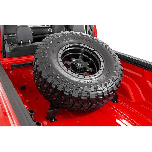 Rough Country 10544 Bed Mounted Tire Carrier for 20-24 Jeep Gladiator JT