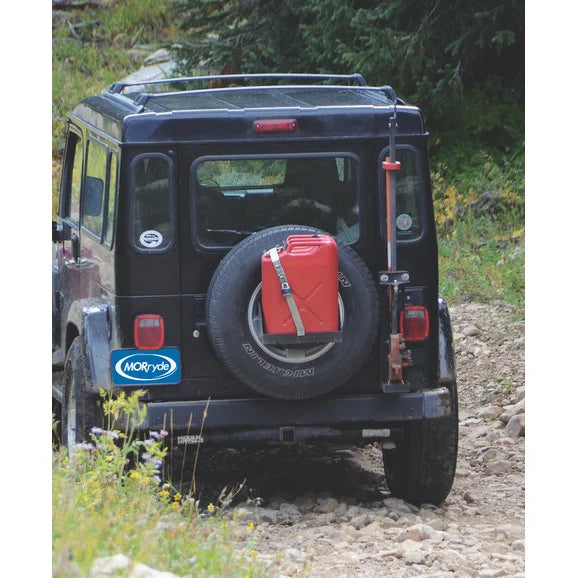MORryde Spare Tire Jerry Can Mount for 87-18 Jeep Vehicles