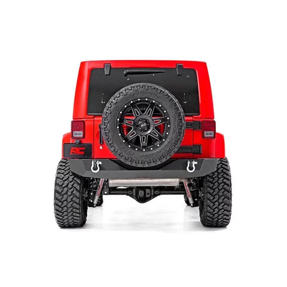 Load image into Gallery viewer, Rough Country 10593A Rock Crawler Rear HD Bumper for 07-18 Jeep Wrangler JK
