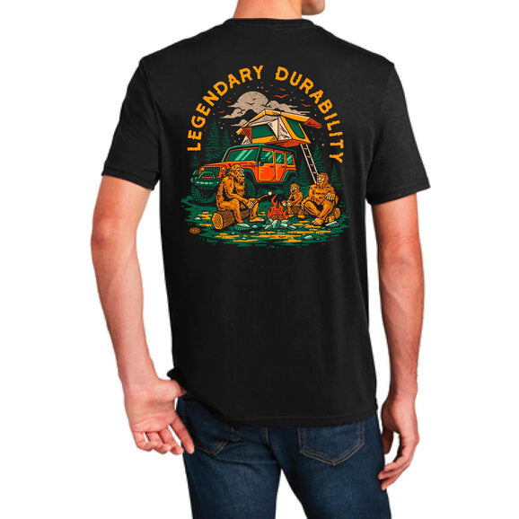 Load image into Gallery viewer, Jeep Merchandise Mens Jeep Sasquatch T-Shirt in Black
