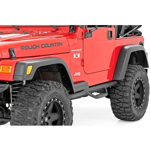 Load image into Gallery viewer, Rough Country 99033 5.5in Fender Flares for 97-06 Jeep Wrangler TJ
