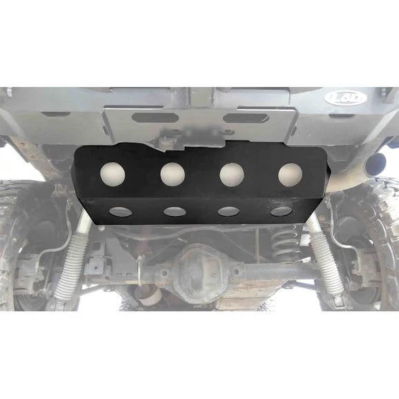 Load image into Gallery viewer, LoD Offroad JSP0721 Destroyer Rear Muffler Skid Plate for 07-18 Jeep Wrangler JK
