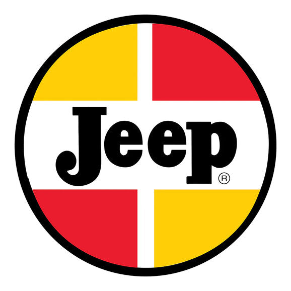 Load image into Gallery viewer, Jeep Merchandise 4&quot; Jeep Logo Circle Jeep Sticker
