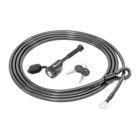 Quadratec Locking Bicycle Cable with Hitch Pin for Quadratec Bike Racks