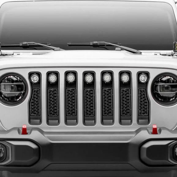 T-Rex Z314931 ZROADS Series Black Mesh Grille with LED Lights for 18-20 Jeep Wrangler JL