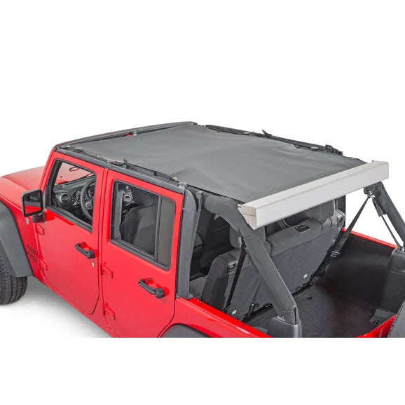 Mountain Off-Road Retractable Roller Sun Shade for 07-18 Jeep Wrangler JK