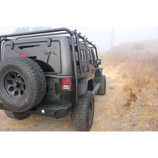 Body Armor JK-7102 Gen 2 Cargo Roof Rack Accessory Mount for 07-18 Jeep Wrangler JK & Unlimited JK