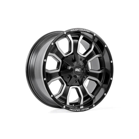 Rough Country Series 93 Wheel for 07-22 Jeep Wrangler JK, JL and Gladiator JT
