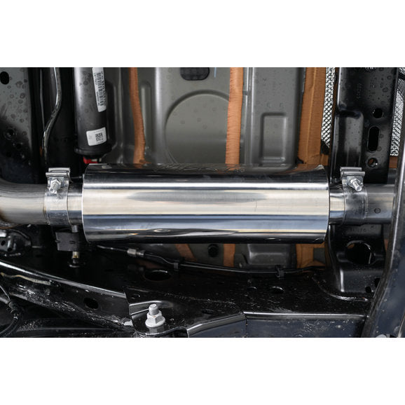 Load image into Gallery viewer, MBRP S5533304 Pro Series 2.5&quot; T-304 Stainless Single Rear Exhaust System for 18-24 Jeep Wrangler JL
