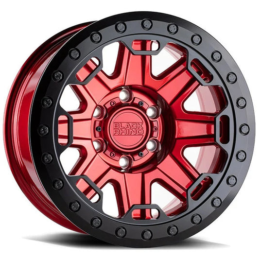 Black Rhino Hard Alloys Rift Beadlock Wheel for 07-24 Jeep Wrangler JL, JK & Gladiator JT