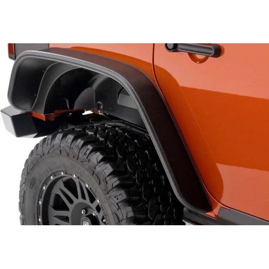 Bushwacker 10050-07 Rear Flat Style Flares for 07-18 Jeep Wrangler Unlimited JK 4 Door