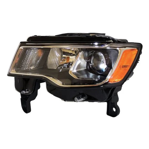 Load image into Gallery viewer, Crown Automotive Halogen Headlight Assembly with Chrome Bezels for 17-21 Jeep Grand Cherokee WK
