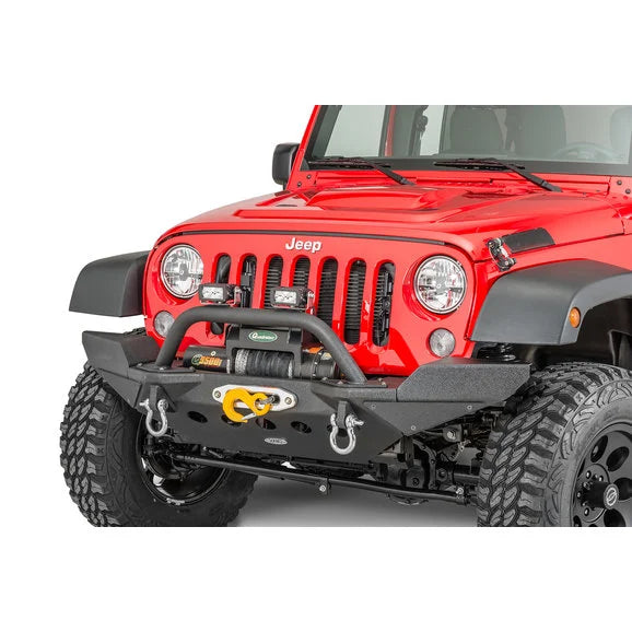 Load image into Gallery viewer, Quadratec Hi Performance 4&quot; Rectangular LED Light Kit for 10-18 Jeep Wrangler JK
