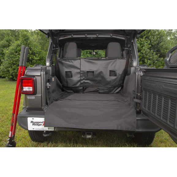 Load image into Gallery viewer, Rugged Ridge 13260.13 C3 Rear Cargo Cover for 18-24 Jeep Wrangler JL Unlimited
