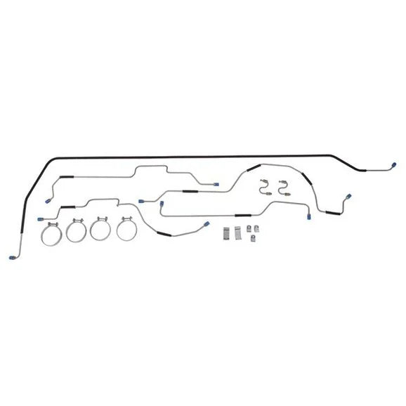 OMIX 16737.02 Brake Line Set for 43-45 Jeep MB & GPW