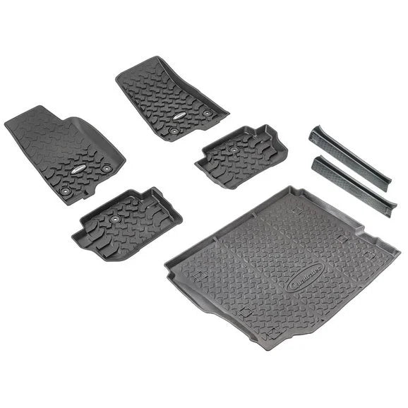 Load image into Gallery viewer, Quadratec Ultimate All Weather Floor Liner Triple Combo Kit for 18-24 Jeep Wrangler JL 2-Door
