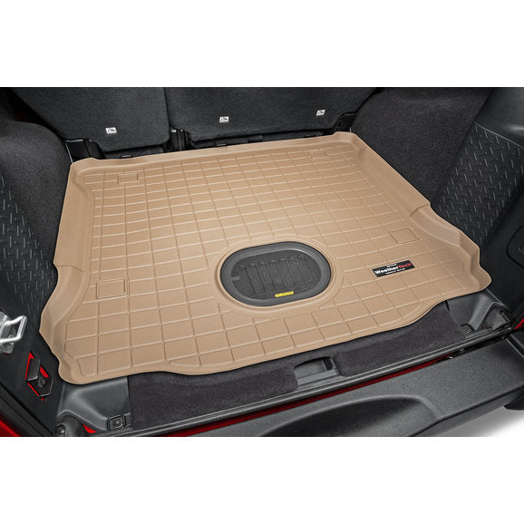 Load image into Gallery viewer, WeatherTech Cargo Liner for 15-18 Jeep Wrangler Unlimited JK 4 Door with All Weather Subwoofer
