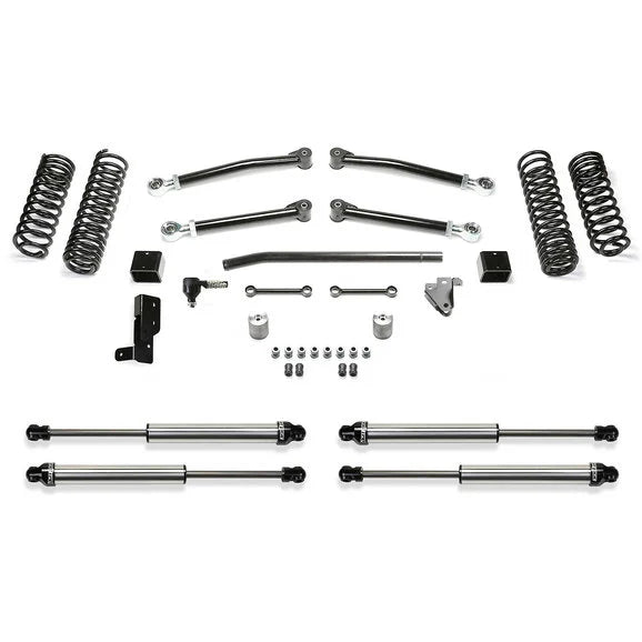 Load image into Gallery viewer, Fabtech 3&quot; Trail System Lift Kit with Dirt Logic 2.25 Shocks for 18-23 Jeep Wrangler JL Unlimited
