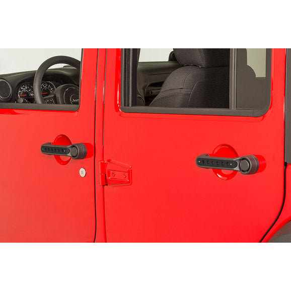 Load image into Gallery viewer, DV8 Offroad Door &amp; Tailgate Handle Inserts for 07-18 Jeep Wrangler Unlimited JK 4 Door
