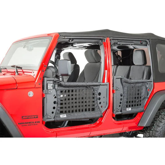 Body Armor JK-6140 Gen III Rear Trail Doors for 07-18 Jeep Wrangler Unlimited JK 4 Door