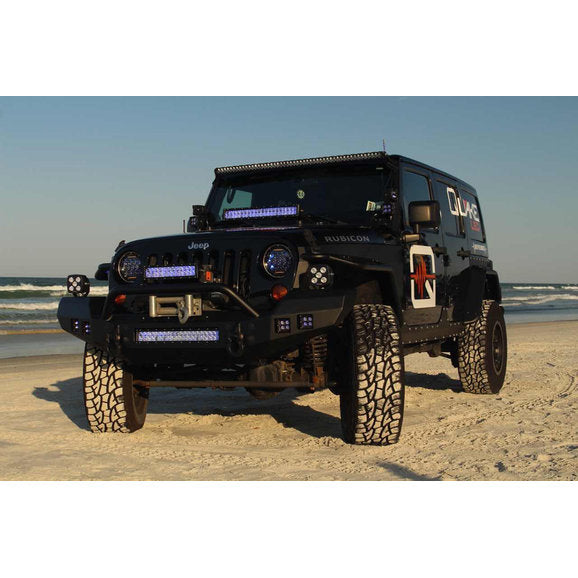 Load image into Gallery viewer, Quake LED Tempest Series RGB 7&quot; LED Headlight Kit for Jeep Wrangler JK, TJ &amp; CJ
