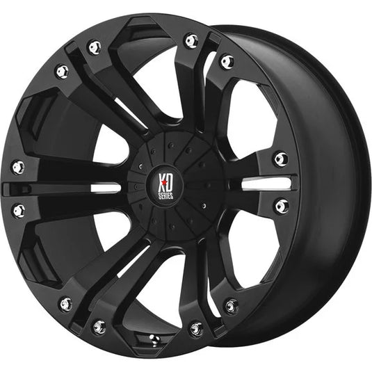 KMC Wheels XD7782903578 XD778 Monster Wheel in Matte Black for 07-24 Jeep Wrangler JL, JK & Gladiator JT