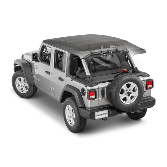 Load image into Gallery viewer, MasterTop Wind Stopper &amp; Tonneau Cover Combo Kit for 18-24 Jeep Wrangler JL Unlimited
