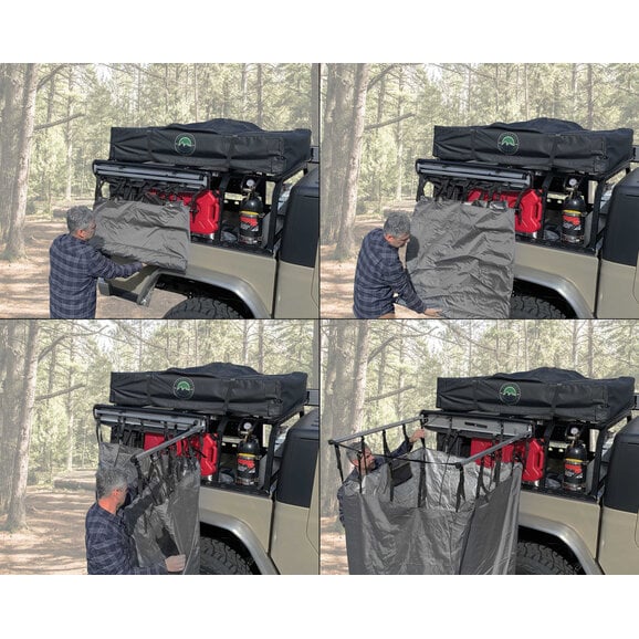 Load image into Gallery viewer, Overland Vehicle Systems 18199909 Nomadic Quick Deploying Shower
