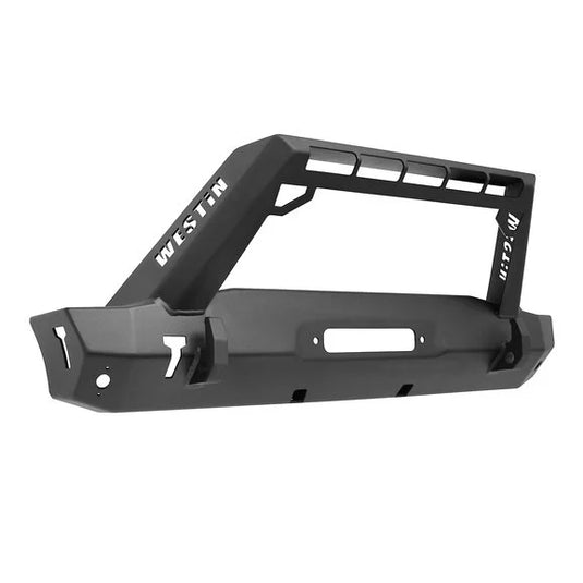 Westin 59-80075 WJ2 Front Stubby Bumper for 18-24 Jeep Wrangler JL & Gladiator JT