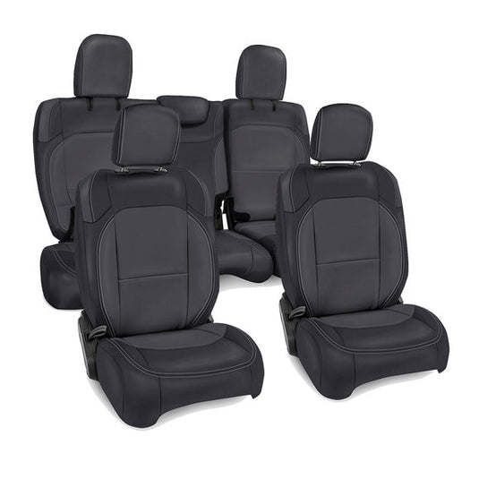 PRP Seats Vinyl Front & Rear Seat Cover Sets for 18-23 Jeep Wrangler JL Unlimited