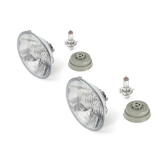 Load image into Gallery viewer, Hella 002395801 7&quot; Round E-Code (ECE) H4 Conversion Headlight Kit
