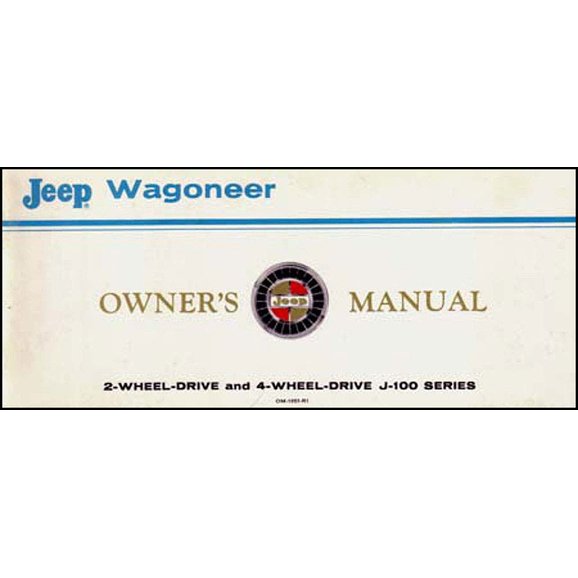 Load image into Gallery viewer, Bishko Automotive Literature Factory Authorized Owners Manuals for 66-91 Wagoneer, Grand Wagoneer &amp; J-Series Trucks
