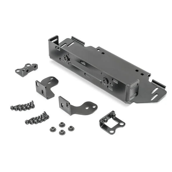 Load image into Gallery viewer, Mopar 82215182AC Winch Mount Kit for 18-21 Jeep Wrangler JL &amp; Gladiator JT with Steel Bumper
