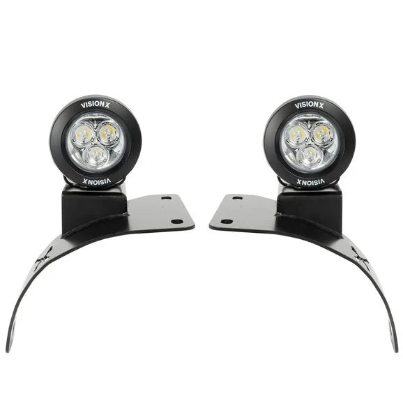 Load image into Gallery viewer, Vision X CG2 LED Light Canons &amp; Bracket Kit for 18-24 Jeep Wrangler JL &amp; Gladiator JT
