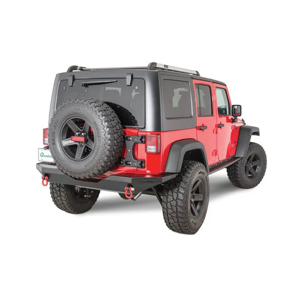 Load image into Gallery viewer, Teraflex 4654100 Rear RockGuard Outback Bumper for 07-18 Jeep Wrangler JK
