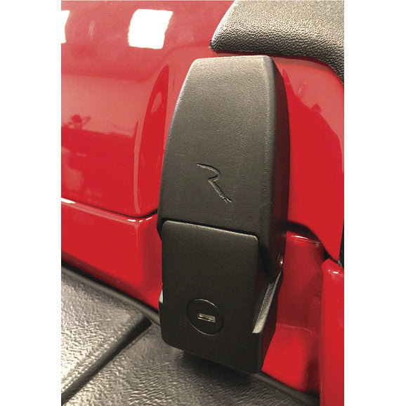 Load image into Gallery viewer, Rampage Products 76337 Locking Hood Catch Kit for 18-24 Jeep Wrangler JL &amp; Gladiator JT
