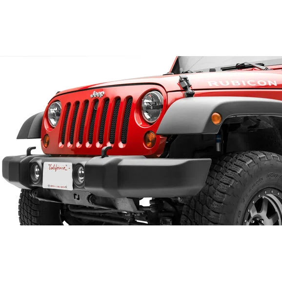 Load image into Gallery viewer, T-Rex 46482 Sport Series Formed Mesh Grille with Hood Lock Outlet for 07-18 Jeep Wrangler JK
