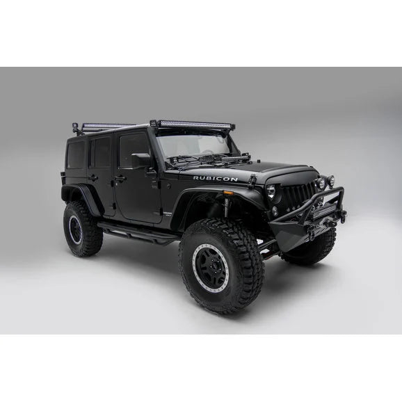 Load image into Gallery viewer, ZROADZ Z350050-JK-KIT-A Modular Roof Multi Mount with (1) 40&quot; LED Light Bar, (1) 30&quot; Bar, &amp; (2) 3&quot; Pod LED Lights for 18-24 Jeep Wrangler JL
