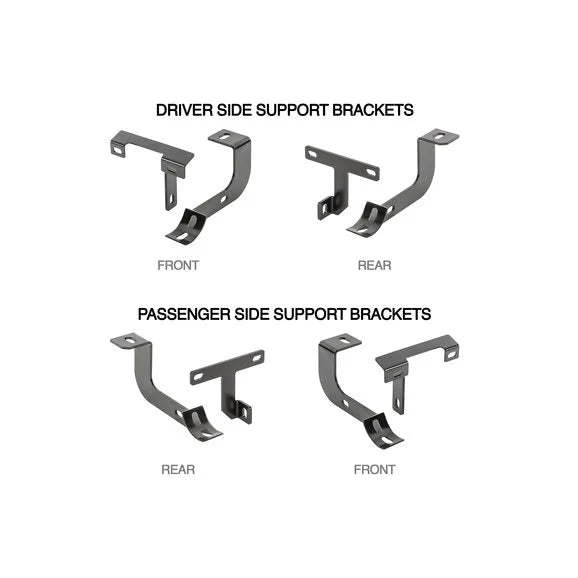 Load image into Gallery viewer, Quadratec QR3 Heavy Duty Side Steps for 18-22 Jeep Wrangler JL 2-Door
