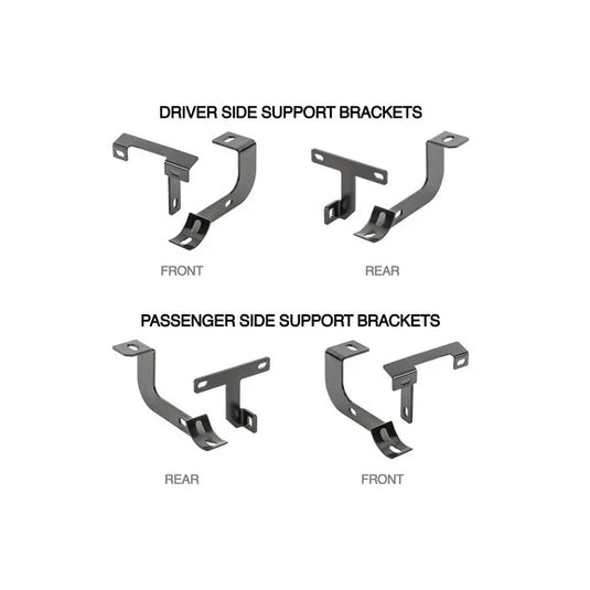 Quadratec QR3 Heavy Duty Side Steps for 18-22 Jeep Wrangler JL 2-Door