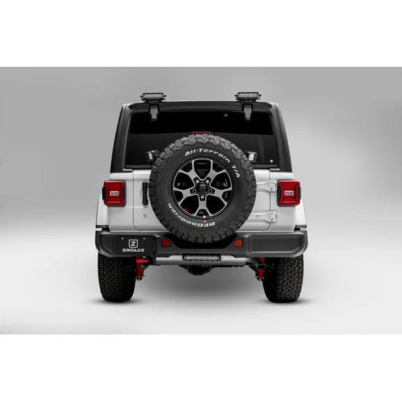 Load image into Gallery viewer, ZROADZ Z394951 Rear Spare Tire LED Brackets for (2) 3&quot; Led Light Pods for 18-24 Jeep Wrangler JL
