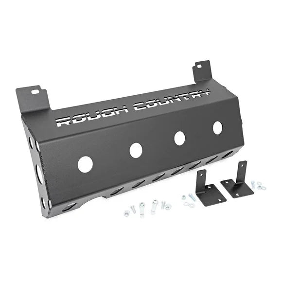 Load image into Gallery viewer, Rough Country 10599 Muffler Skid Plate for 18-24 Jeep Wrangler JL
