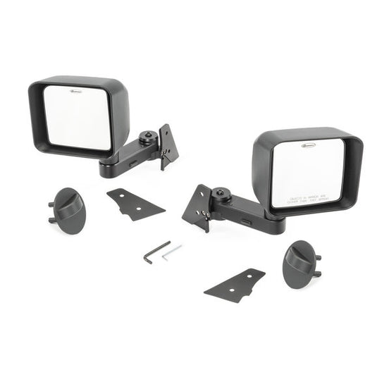 Quadratec Automatic Billet Aluminum Mirror Movers for 07-18 Jeep Wrangler JK