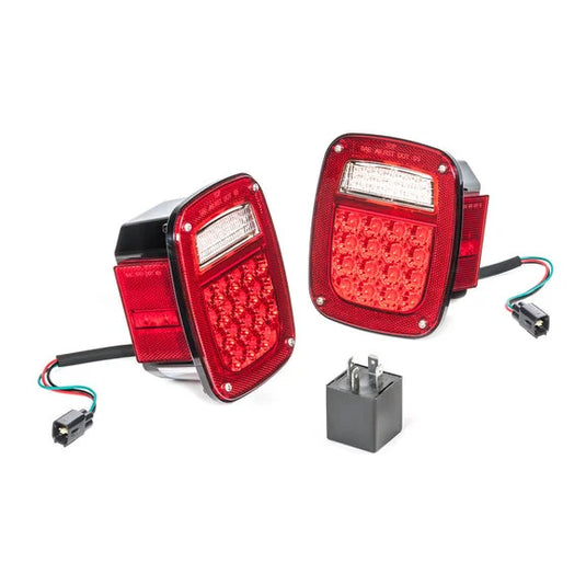 Quadratec LED Tail Light Kit for 97-06 Jeep Wrangler TJ